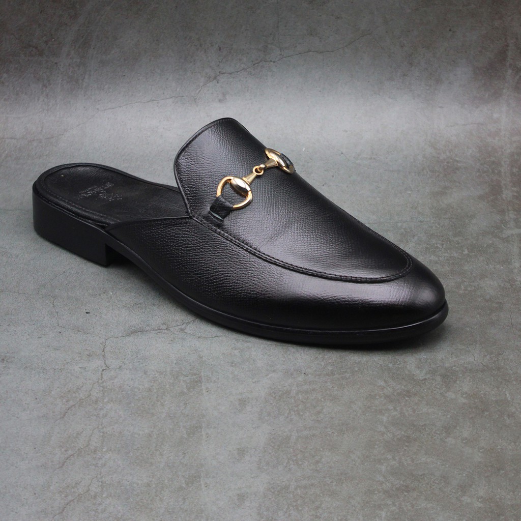 Giày sục nam CHÍNH HÃNG BTAHOME LX 280-2 size 38-43, DA BÒ VÂN SAFFIANO NGUYÊN TẤM BẢO HÀNH 1 NĂM.