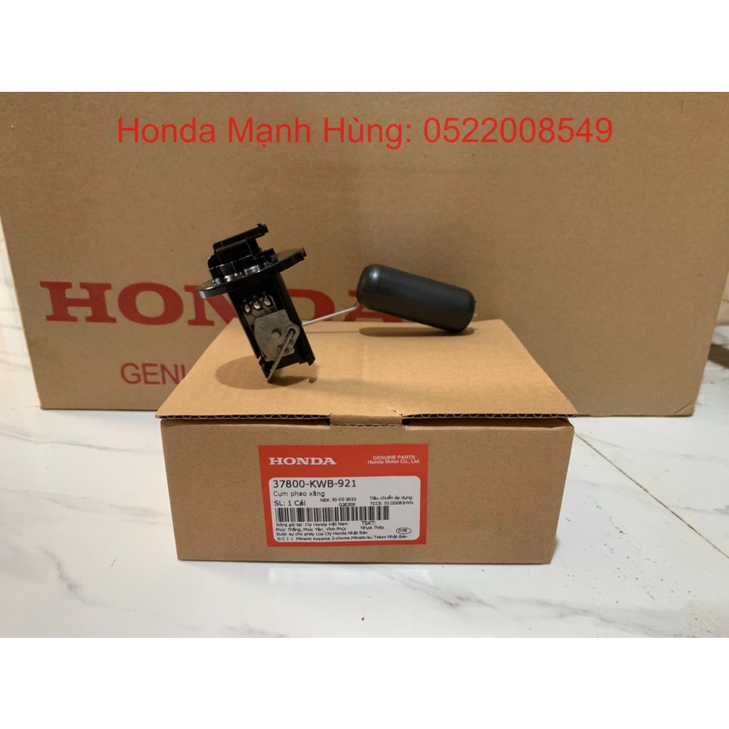 Cụm phao xăng HONDA WAVE S110, RS110. RSX110 năm 2009. 37800KWB921