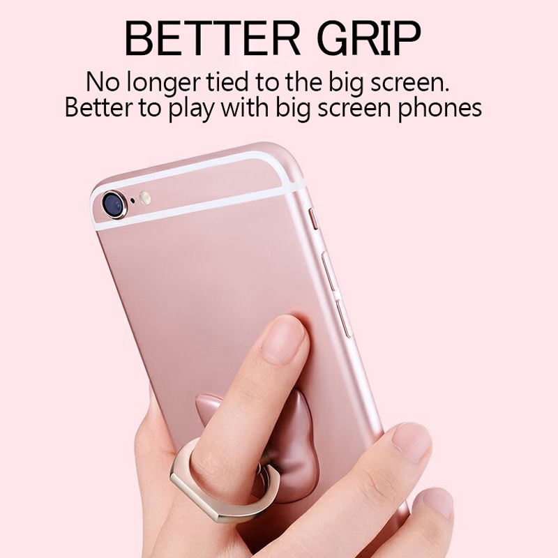 Set 3 giá đỡ dạng nhẫn đeo tay cho điện thoại iPhone X | BigBuy360 - bigbuy360.vn