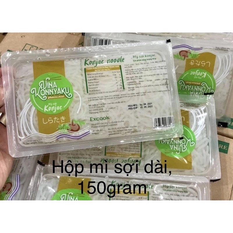 Thùng 24 hộp Mỳ Konjac / Bún nưa mì nưa Konjac hàng chính hãng, yêu thích Keto - Eat Clean