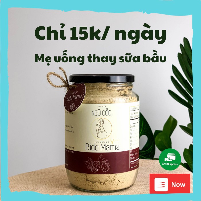Ngũ cốc bầu cao cấp Bido MAMA 600 gram - uống ngon, vào con là chính, giảm nôn nghén, HÀNG CHÍNH HÃNG 1 ĐỔI 1 | BigBuy360 - bigbuy360.vn