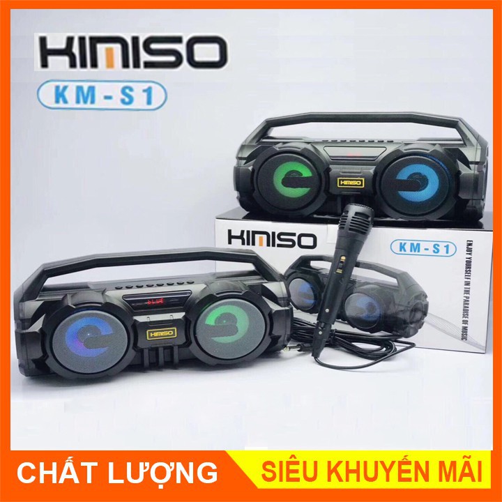 Loa Kimiso KM-S1 karaoke  có bluetooth kèm mic