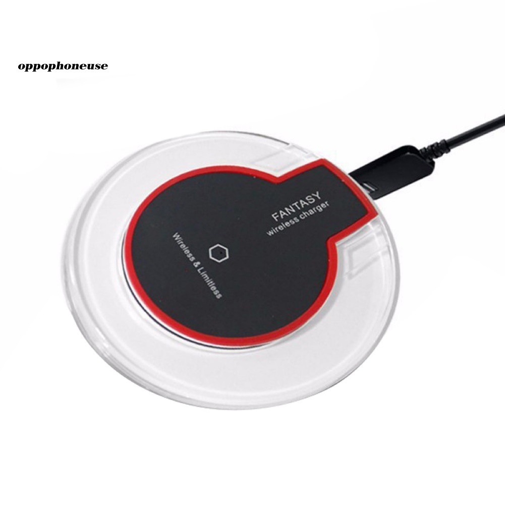 【OPHE】Qi Wireless Charger Dock Stand Mobile Phone Charging Pad for iPhone Samsung