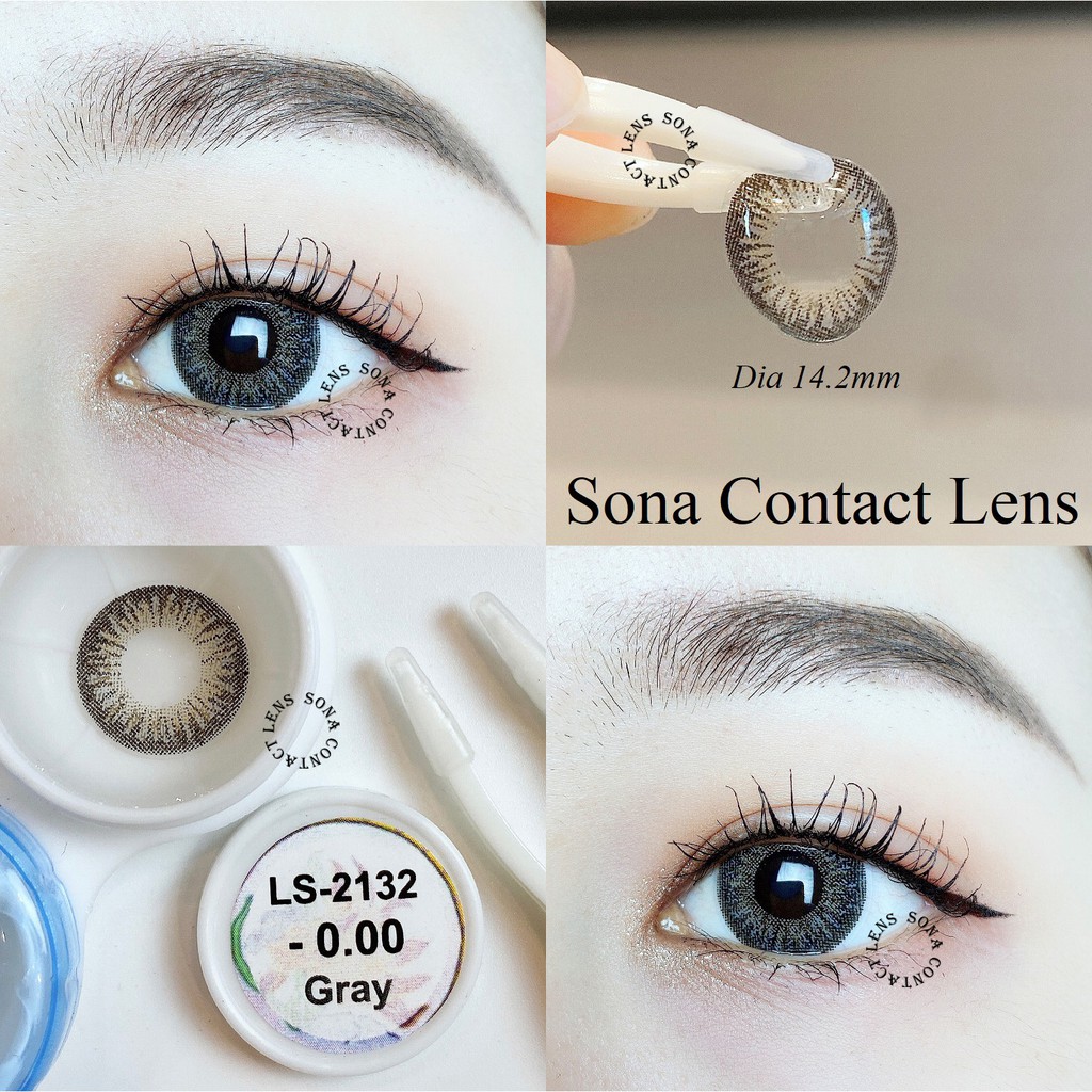 Lens GRAY LS-2132 (kính áp tròng Sona Hàn Quốc)