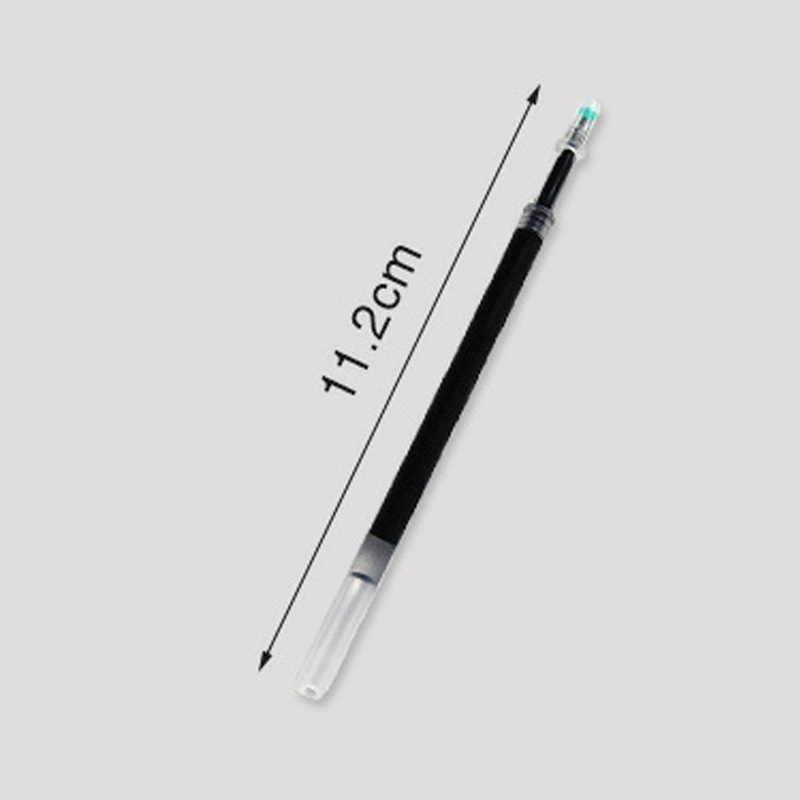 Set 10 Ruột Bút Mực Gel Màu Đen Ngòi 0.5mm