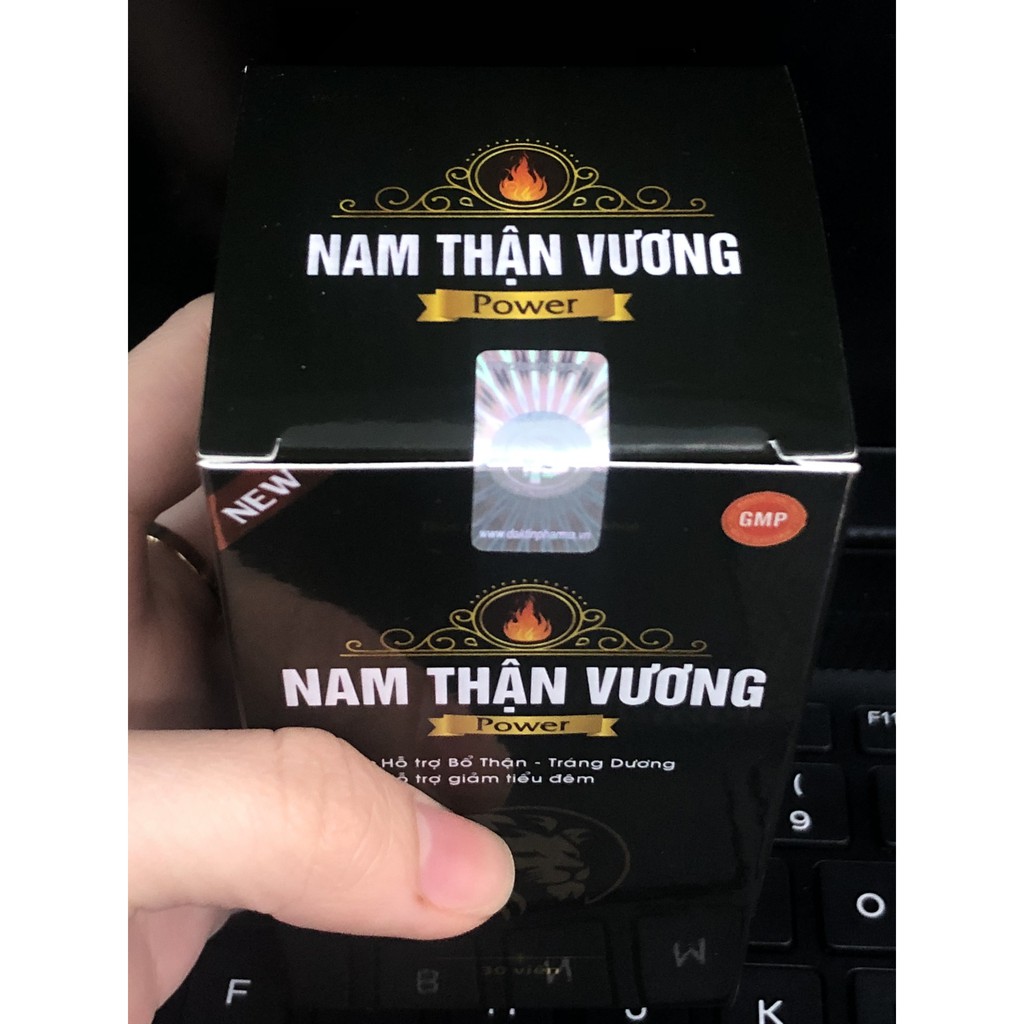 NAM THẬN VƯƠNG Power (Mẫu Mới) - Hỗ trợ bổ thận, tráng dương, giảm tiểu đêm (Hộp 30 viên)