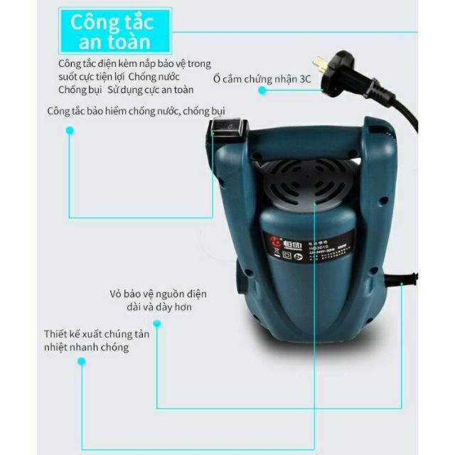 Máy Phun sơn bằng điện cầm Tay 850W