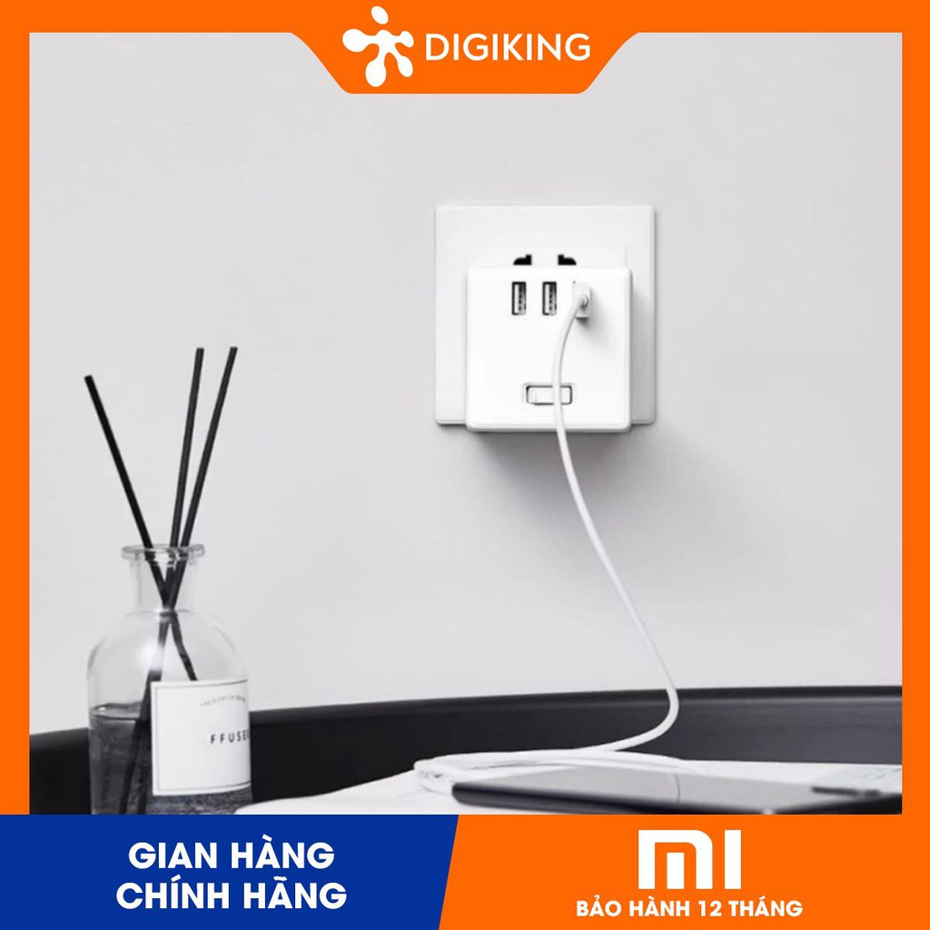 Ổ cắm đa năng liền cáp 1.5m XIAOMI Mijia Magic Cube Multifunctional Plug (With1.5MCable)