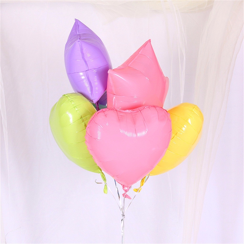 5 Bong bóng bay màu sắc ngọt ngào 18 inch trang trí tiệc