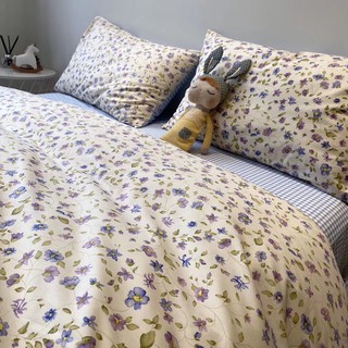 [COTTON 51-60] Bộ Chăn Ga Gối 4 Món 100%