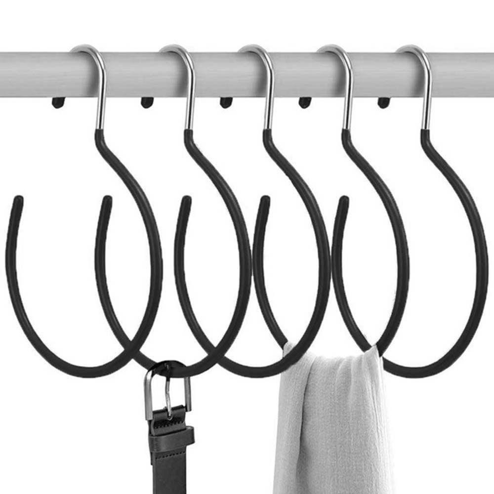 Set 5 Giá Đỡ Cà Vạt Khăn Choàng Bằng Kim Loại Tiết Kiệm Không Gian
