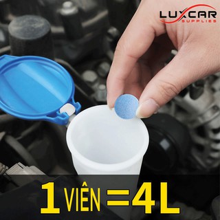 10 Viên Sủi Rửa Kính Xe Hơi Tiện Dụng (1 viên = 4L dung dịch) Cho Mọi Loại Ô Tô Giúp Lau Kính Siêu Sạch Không Để Lại Cặn