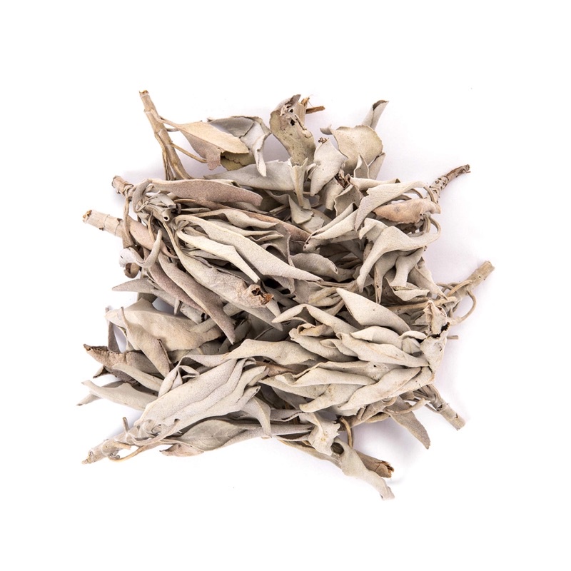 LÁ WHITE SAGE XÔ THƠM đốt xông thanh tẩy Juniper Ridge từ California,Mỹ - White Sage Loose Leaves for Cleansing/ Burning