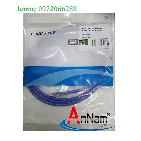 Cáp nhảy UTP cat6 các màu xanh đỏ vàng loại 1,5m