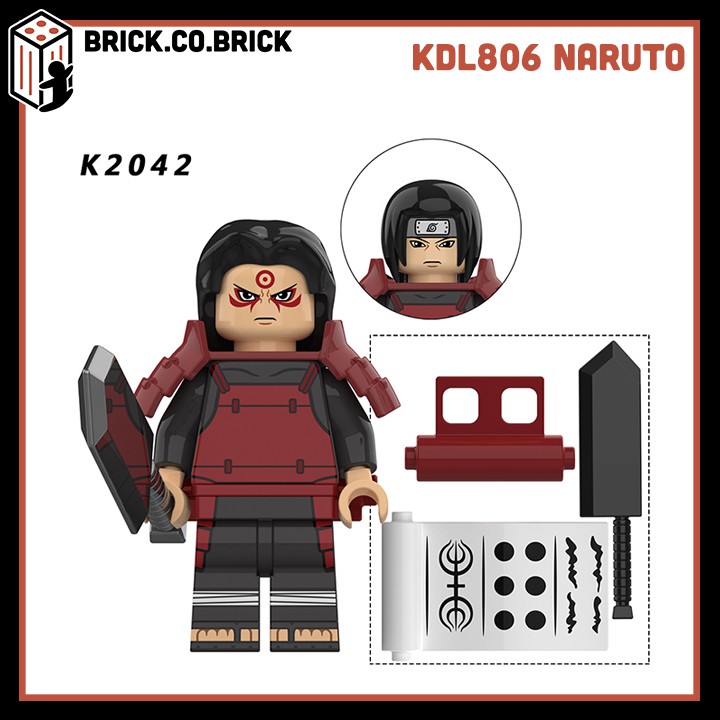 Lego Naruto Senju Hashirama Đồ Chơi Lắp Ráp Mô Hình Nhân Vật Minifigure Naruto Anime Uzumaki Hoshigaki KDL806