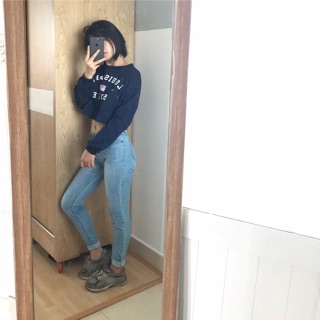 Áo Crop tay dài