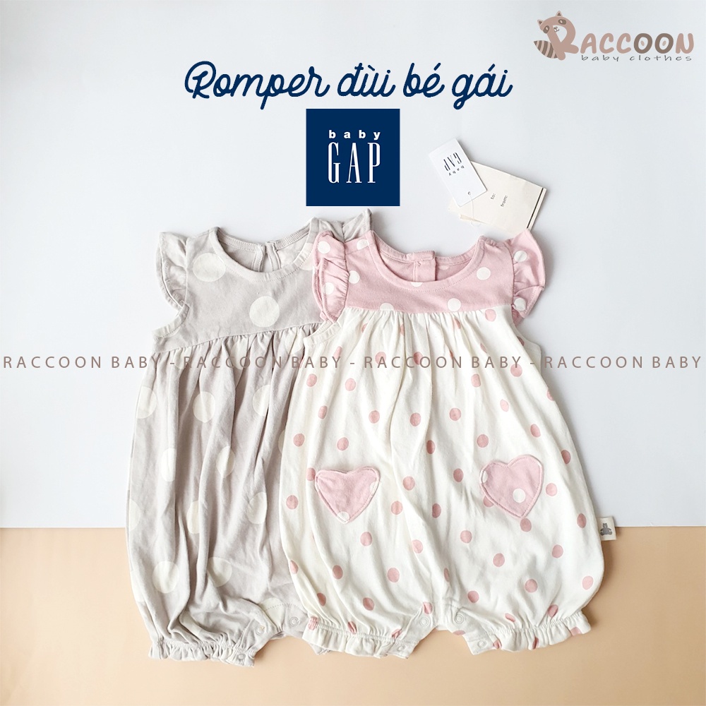 Bộ đồ liền thân đùi romper bé gái baby Gap (3-24m)