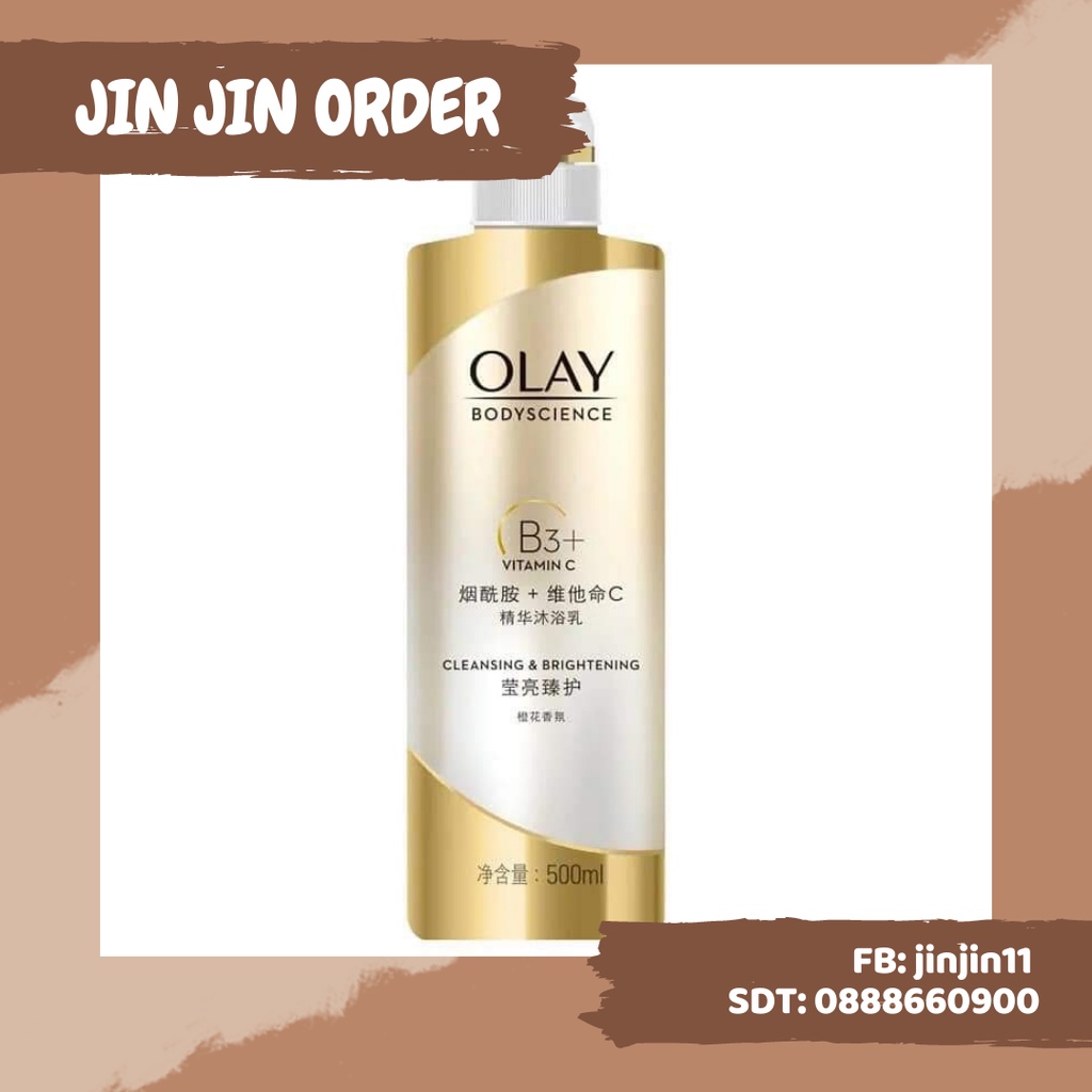 sữa tắm Olay B3 500ml (bản Trung)