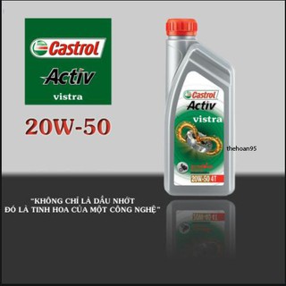 CASTROL ACTIVE 20W40 dành cho xe số 4T loại 1