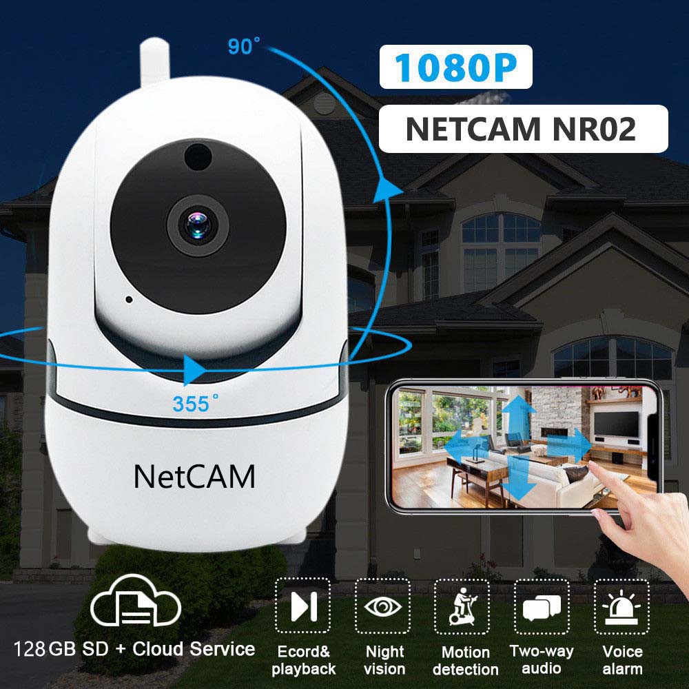 Camera IP wifi giám sát NetCAM NR02 1080P - Hãng Phân Phối Chính Thức