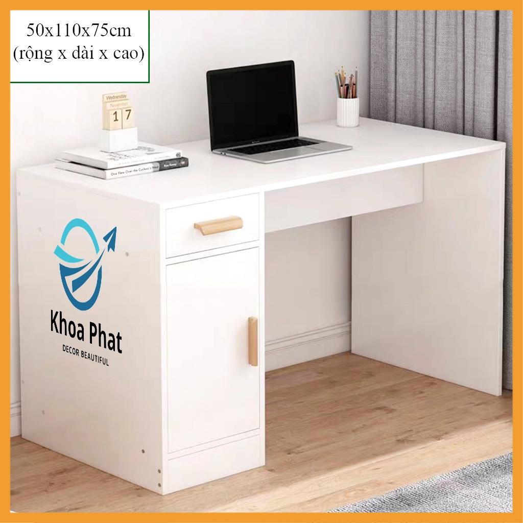 BÀN LÀM VIỆC BÀN HỘC LẮP GHÉP CÓ HỘC TỦ ĐỂ ĐỒ TIỆN LỢI- KHOA PHÁT CS4