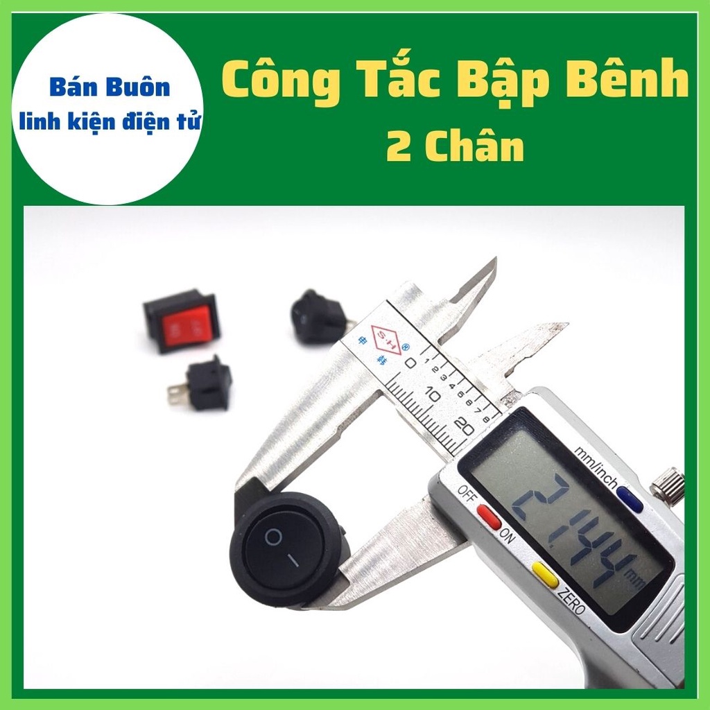 Công tắc bập bênh 2 chân, on/off