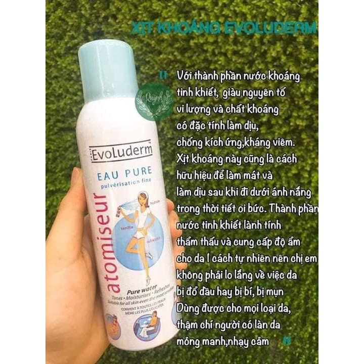 ( CHUẨN AU 100%)XỊT KHOÁNG EVOLDERM 400ML | BigBuy360 - bigbuy360.vn
