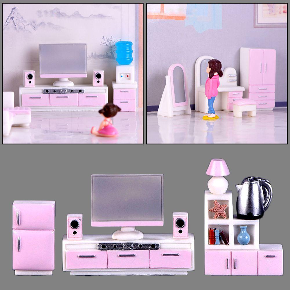 LAYOR1 1 Mô Hình Cầu Tuyết Trang Trí Nhà Búp Bê