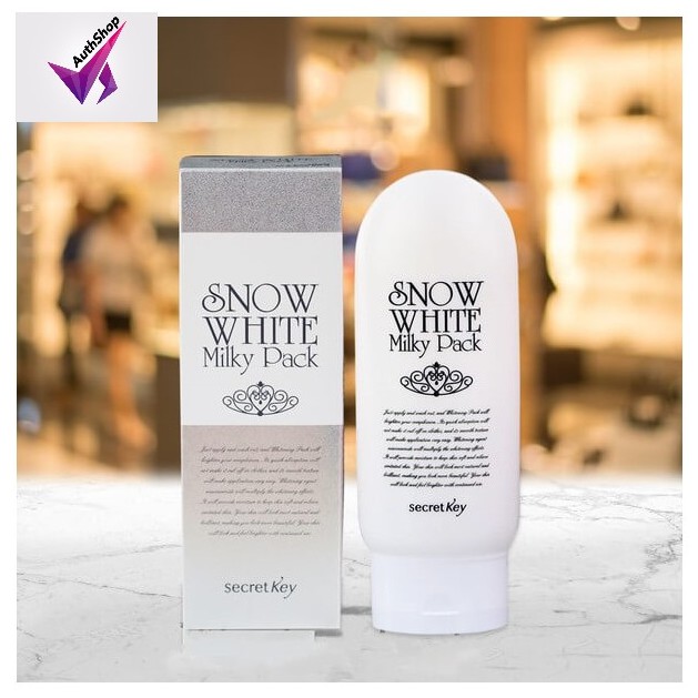 Kem Tắm Trắng Secret Key Snow White Milky Pack 200g