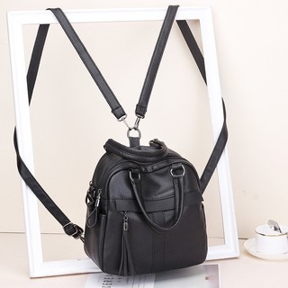 Balo Nữ Công Sở, Cặp Sách Nữ Thời Trang BL431 Màu Đen Tay Xách