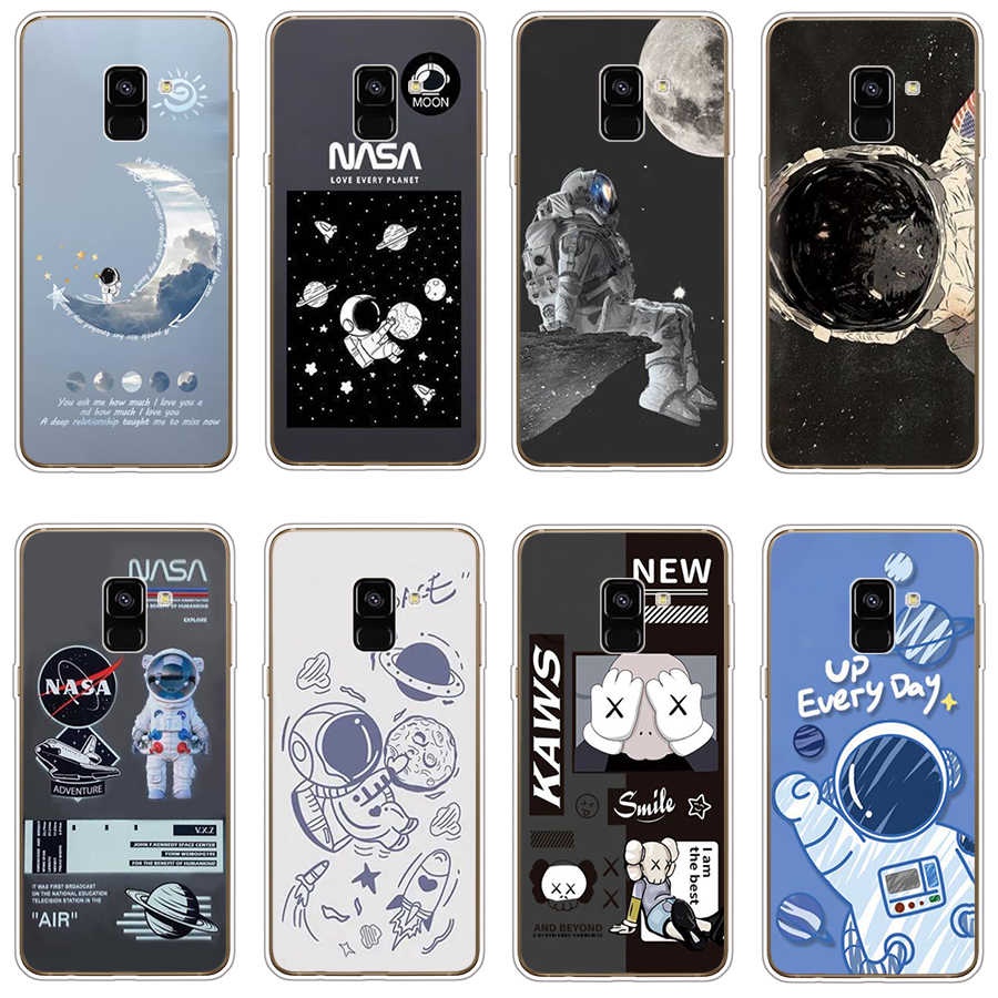 Ốp Điện Thoại TPU Dẻo In Họa Tiết Độc Đáo Thời Trang Cho Samsung Galaxy A8 plus 2018 A6 2018 plus