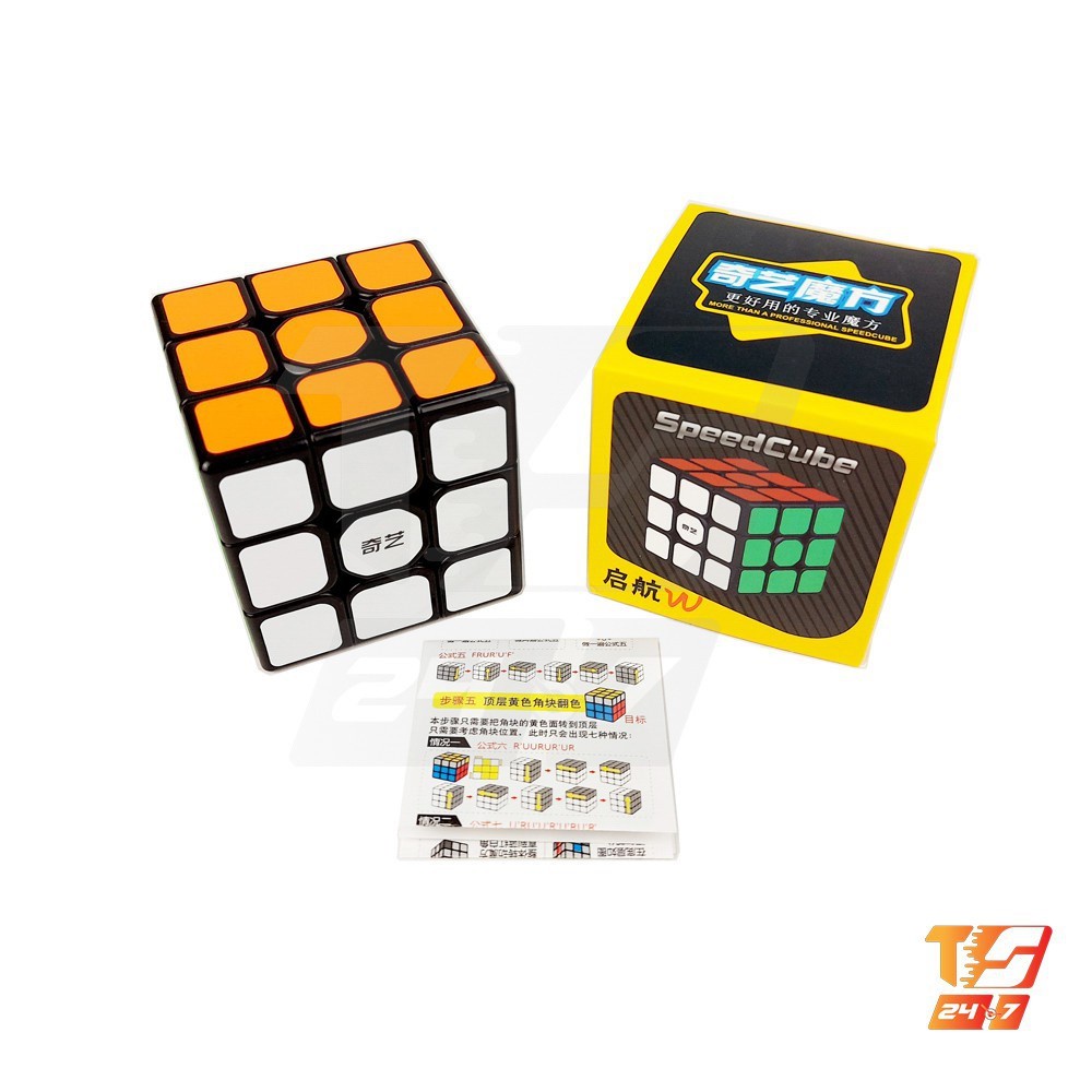 Rubik 3 tầng 3x3 viền đen SpeedCube xoay trơn, không kẹt rít, độ bền cao