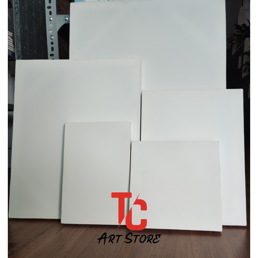 Toan Vẽ Tranh canvas acrylic sơn dầu mini Size nhỏ (Khung Bố)