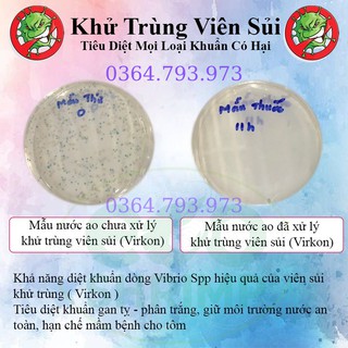 Virkon Viên Nén bịch 500g – Thuốc sát trùng chuồng trại, vật nuôi, thú cưng, ao tôm cá