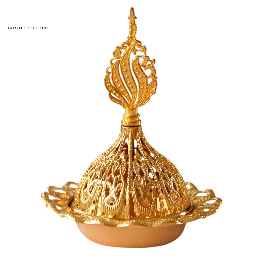 Đế đốt trầm hương bằng kim loại trang trí nhà cửa