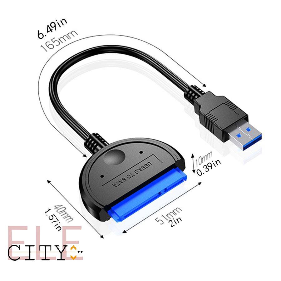 999ele⚡ USB 3.1 Type C to SATA III HDD SSD 2.5&quot; Hard Drive Adapter Cable 22-Pin UASP Practical portable adapters