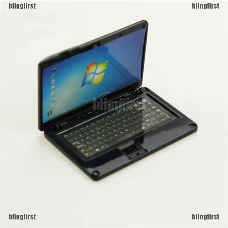 Set 3 búp bê Laptop mini tỉ lệ 1 / 12 cho bé chơi búp bê