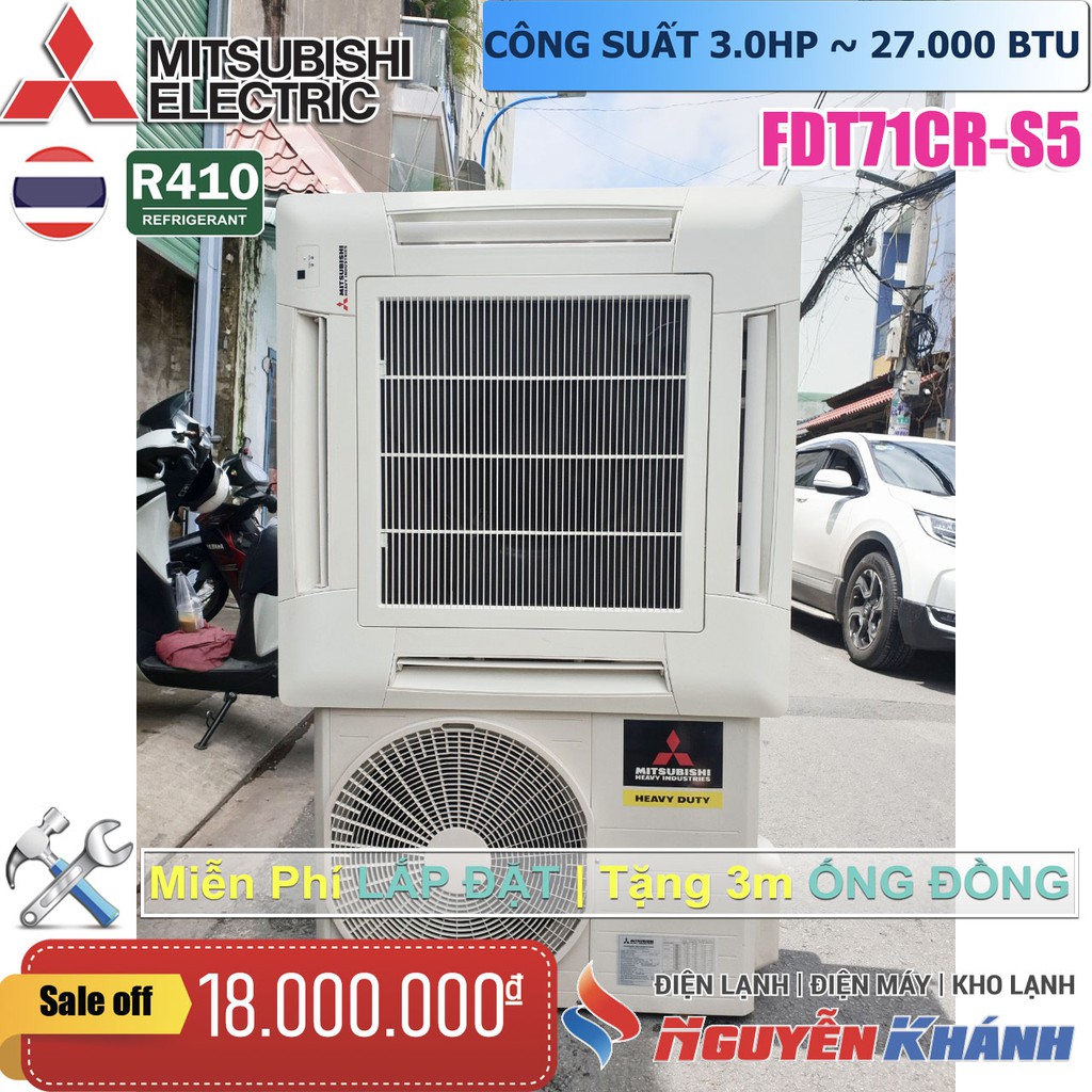 Máy lạnh âm trần Mitsubishi Heavy FDT71CR-S5 3.0Hp