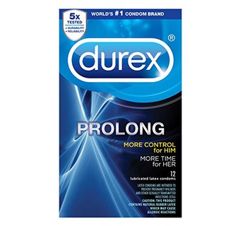 Bao Cao Su Kéo Dài Thời Gian Quan Hệ Durex Prolong Hộp 12BCS - Hàng Cao Cấp, Nhập Khẩu USA