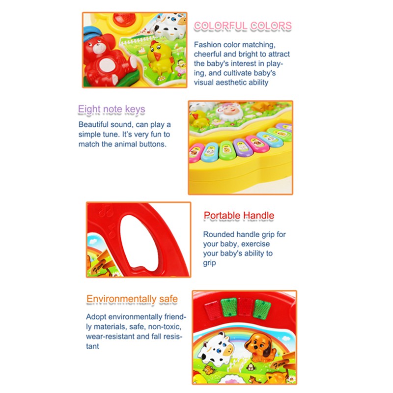 Coolplay Đàn Piano đồ chơi hình động vật ngộ nghĩnh cho bé