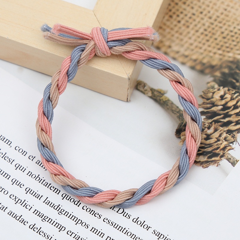 Dây Buộc Tóc Co Giãn Nhiều Màu Sắc Phong Cách Hàn Quốc Cho Nữ
