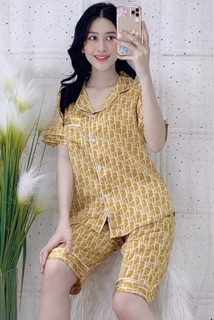 Bộ lửng lụa, bộ lụa dài satin có size từ 40-75kg