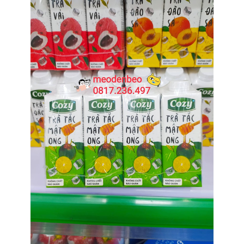 Lốc trà cozy 4 hộp x 225ml