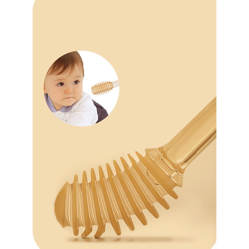Bàn chải đánh răng rụng lá cho trẻ sơ sinh 0-18 Lớp phủ lưỡi Làm sạch Bàn chải đánh răng silicon cho bé