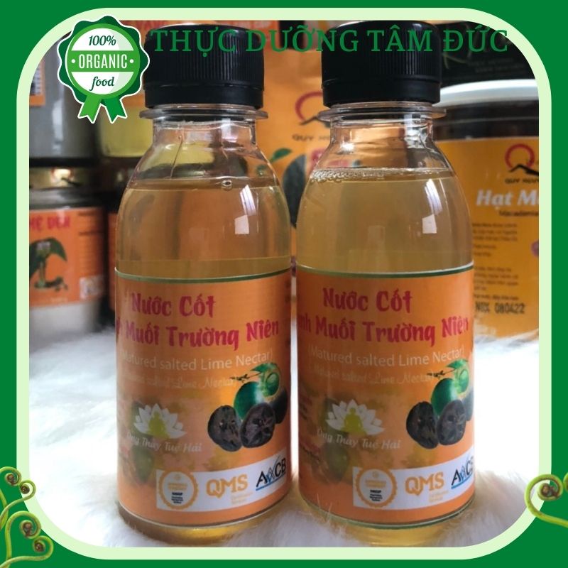Nước cốt chanh muối Quy Nguyên chùa Long Hương chai 125ml