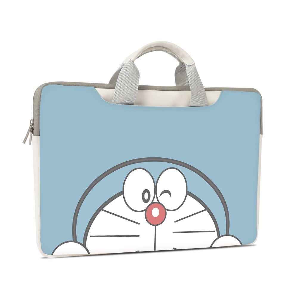 KgKZ Waterproof laptop bag with lovely Doraemon print