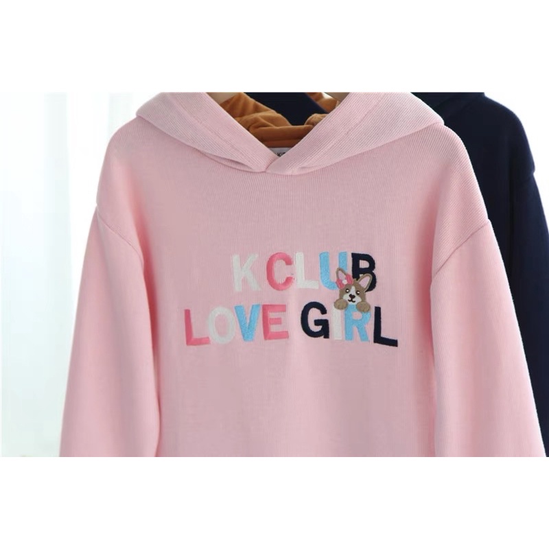 Váy nỉ len hồng E-land