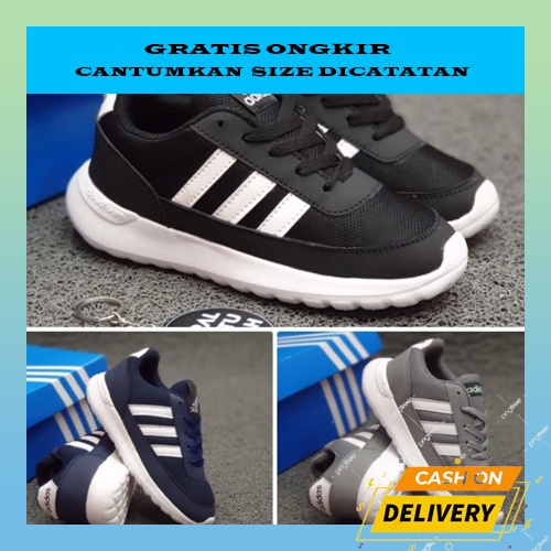 ADIDAS Giày Thể Thao Thời Trang Dành Cho Bé Trai Và Bé Gái 1 2 3 4 5 6 7 Tuổi Q9E2