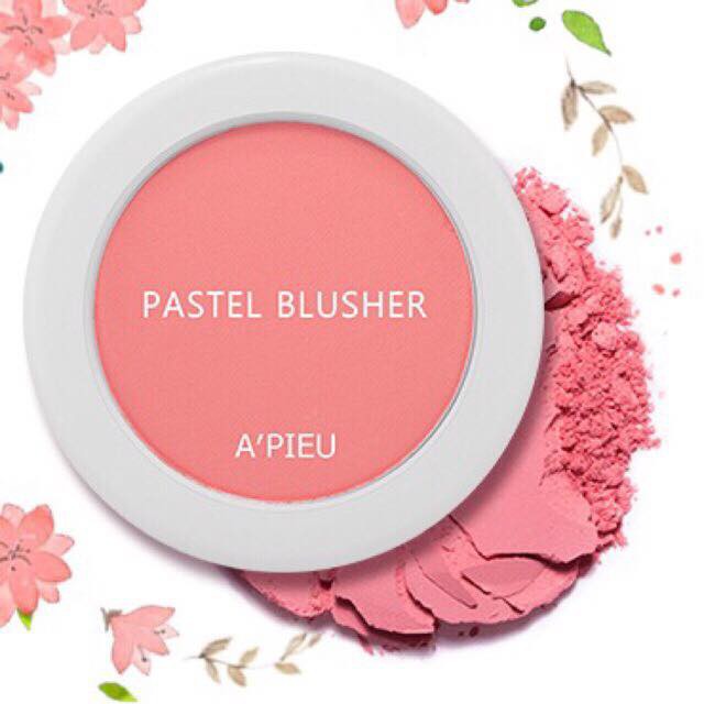 Phấn má hồng A’pieu Pastel màu #Cr01 #hồng cam siêu yêu