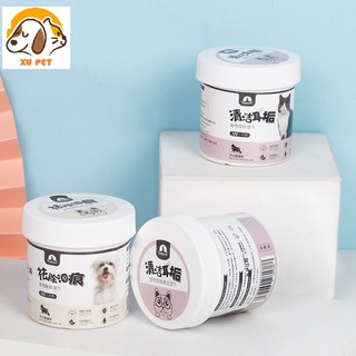 ( Hộp 120 Miếng) Bông Khăn Lau Vết Ố Khóe Mắt, Vệ Sinh Tai Mắt Cho Chó Mèo